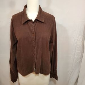 Woolrich Button Down Long Sleeve Corduroy Shirt